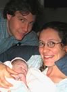 fist family photo - 45 minutes old
